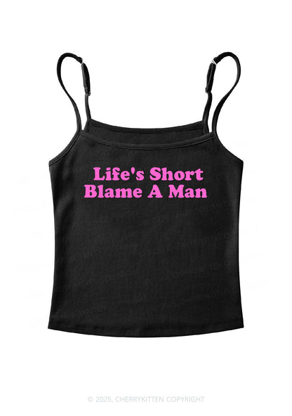 Blame A Man Y2K Spaghetti Strap Cami Cherrykitten