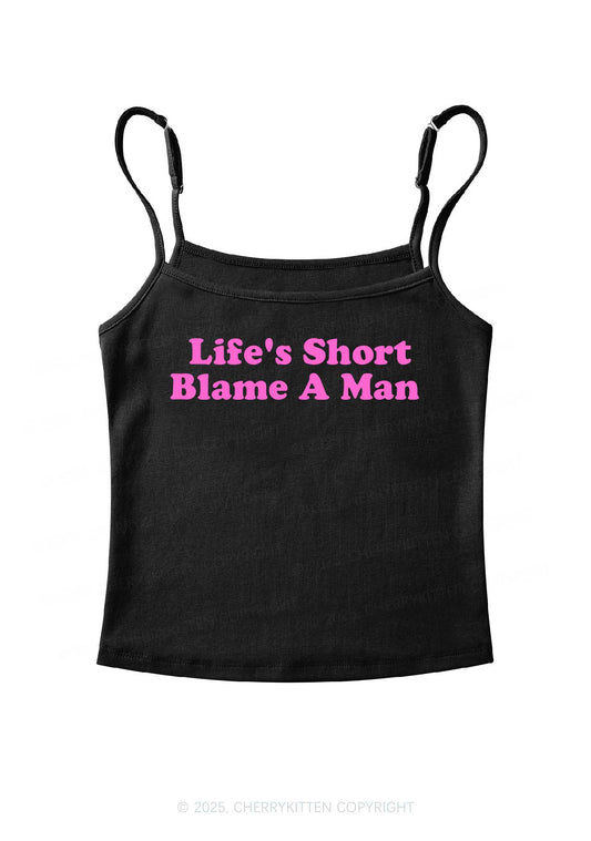 Blame A Man Y2K Spaghetti Strap Cami Cherrykitten