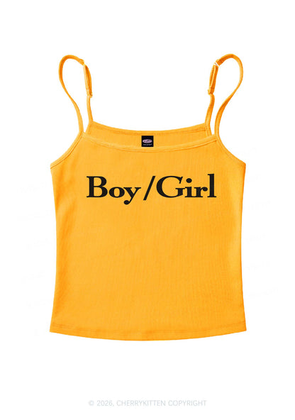Boy Or Girl Pride Y2K Spaghetti Strap Cami Cherrykitten