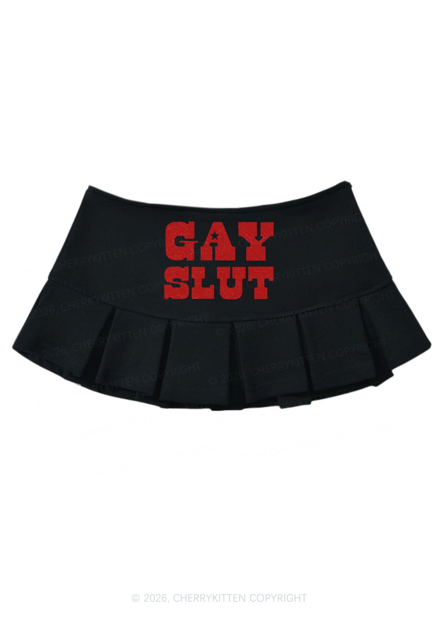 Gay Slxt Pride Y2K Mini Pleated Skirts Cherrykitten