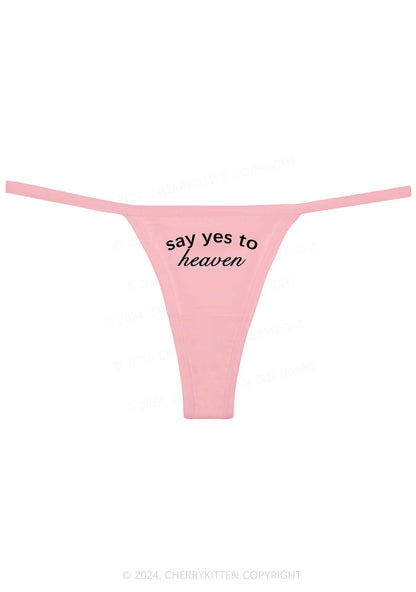 Say Yes To Heaven Y2K Flat String Thong Cherrykitten