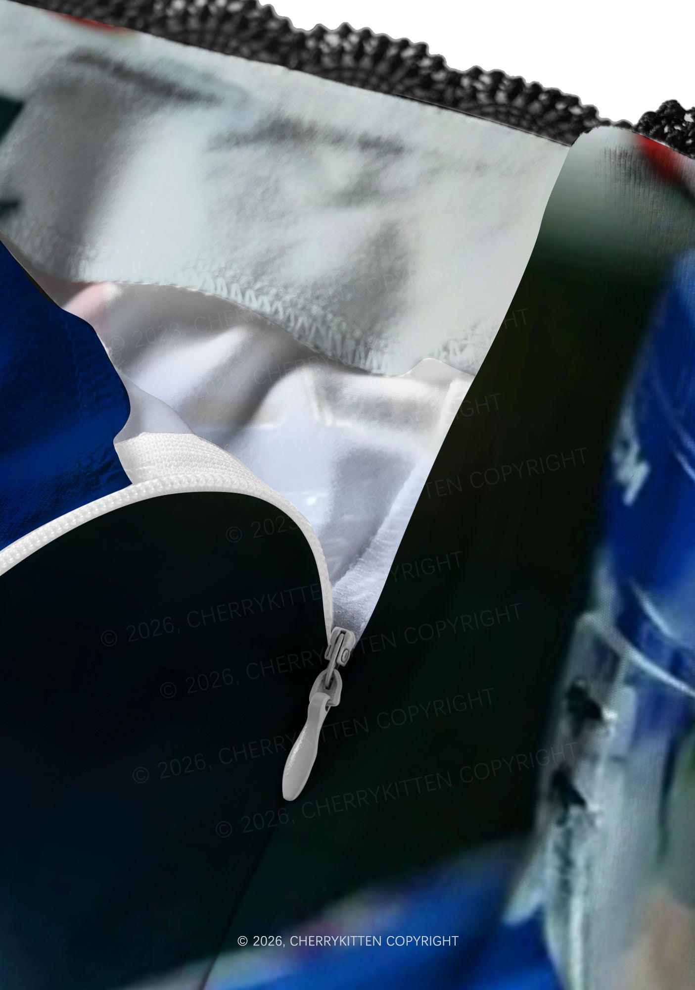 Blue And White Hockey Shirt HR Y2K Print Midi Skirt Cherrykitten