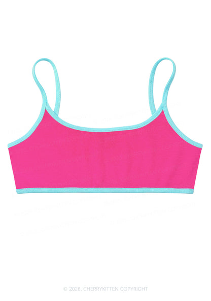 Plain Y2K Super Crop Cami Cherrykitten