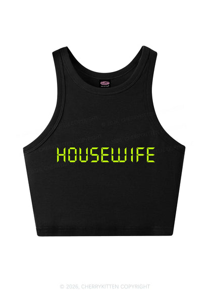 Housewife Y2K Crop Tank Top Cherrykitten