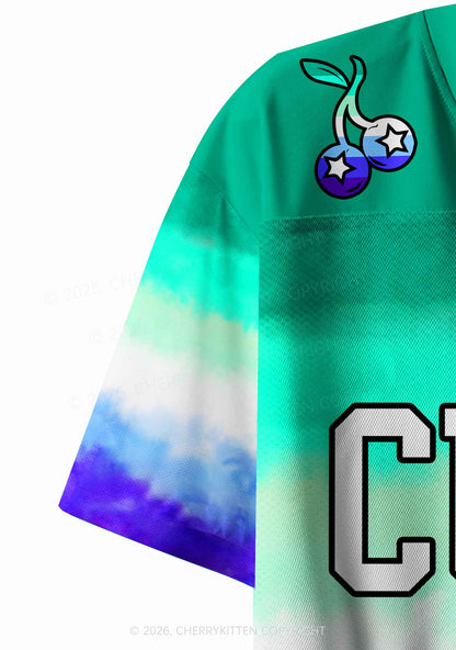 Custom Gay Flag Colors Pride Y2K Crop Sport Jersey Shirts Cherrykitten