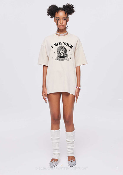 I Beg Your DP Y2K Shirts Washed Tee Cherrykitten