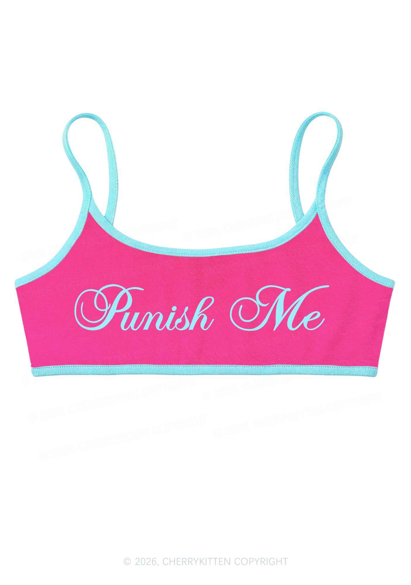Punish Me Y2K Super Crop Cami Cherrykitten