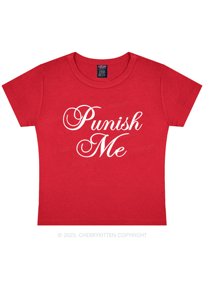Punish Me Y2K Baby Tee Cherrykitten