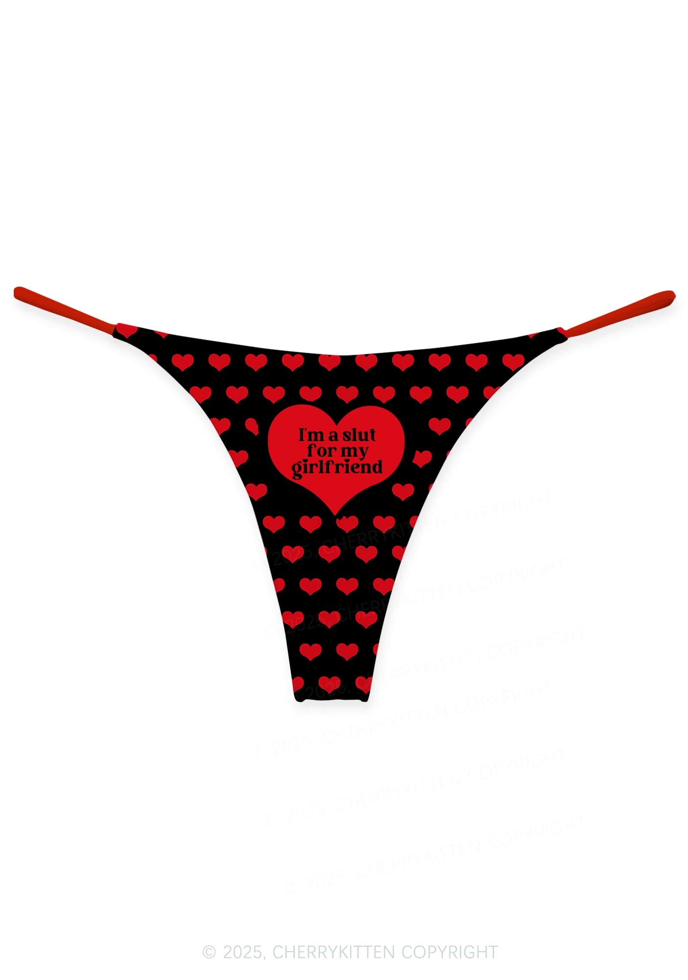 Slxt For My BF GF Valentine's Day Y2K Print Couples Boxer Thong Set Cherrykitten