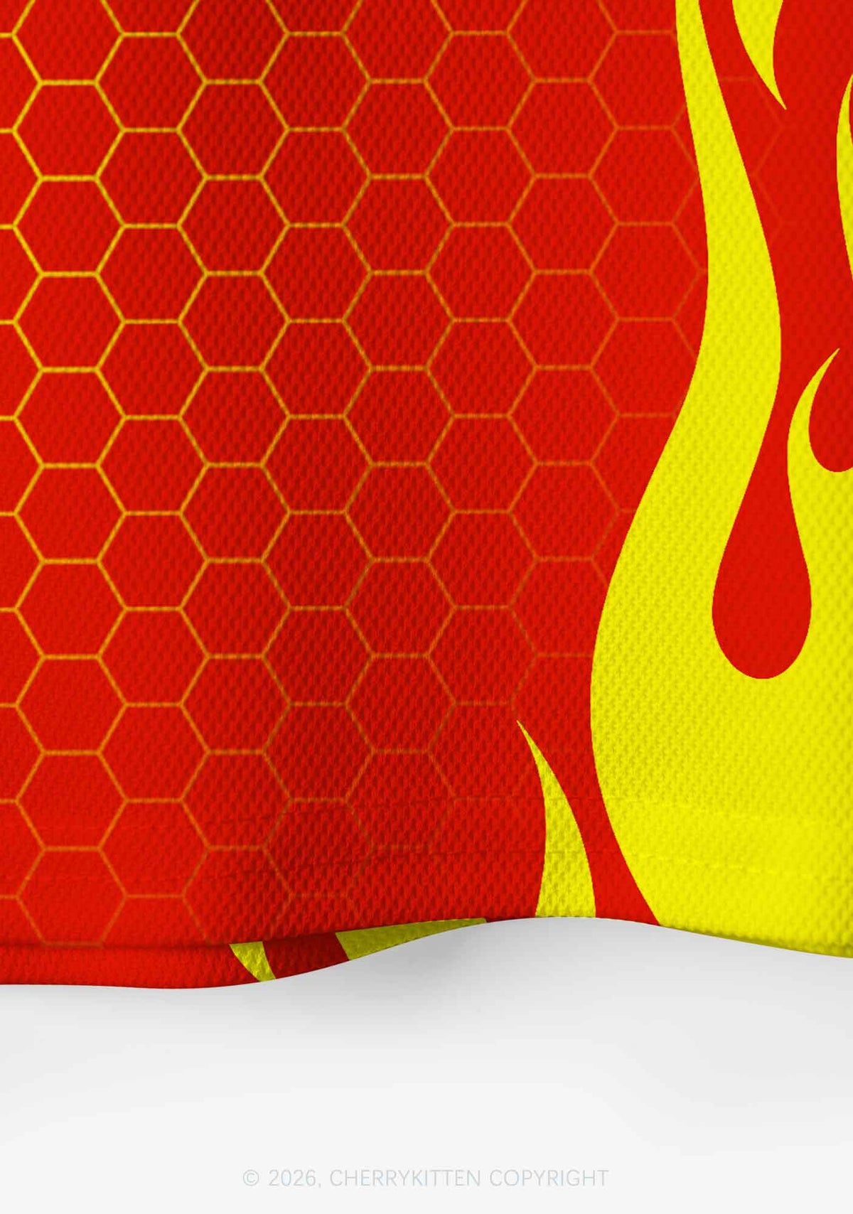 I Feel The Rush Y2K Crop Sport Jersey Shirts Cherrykitten