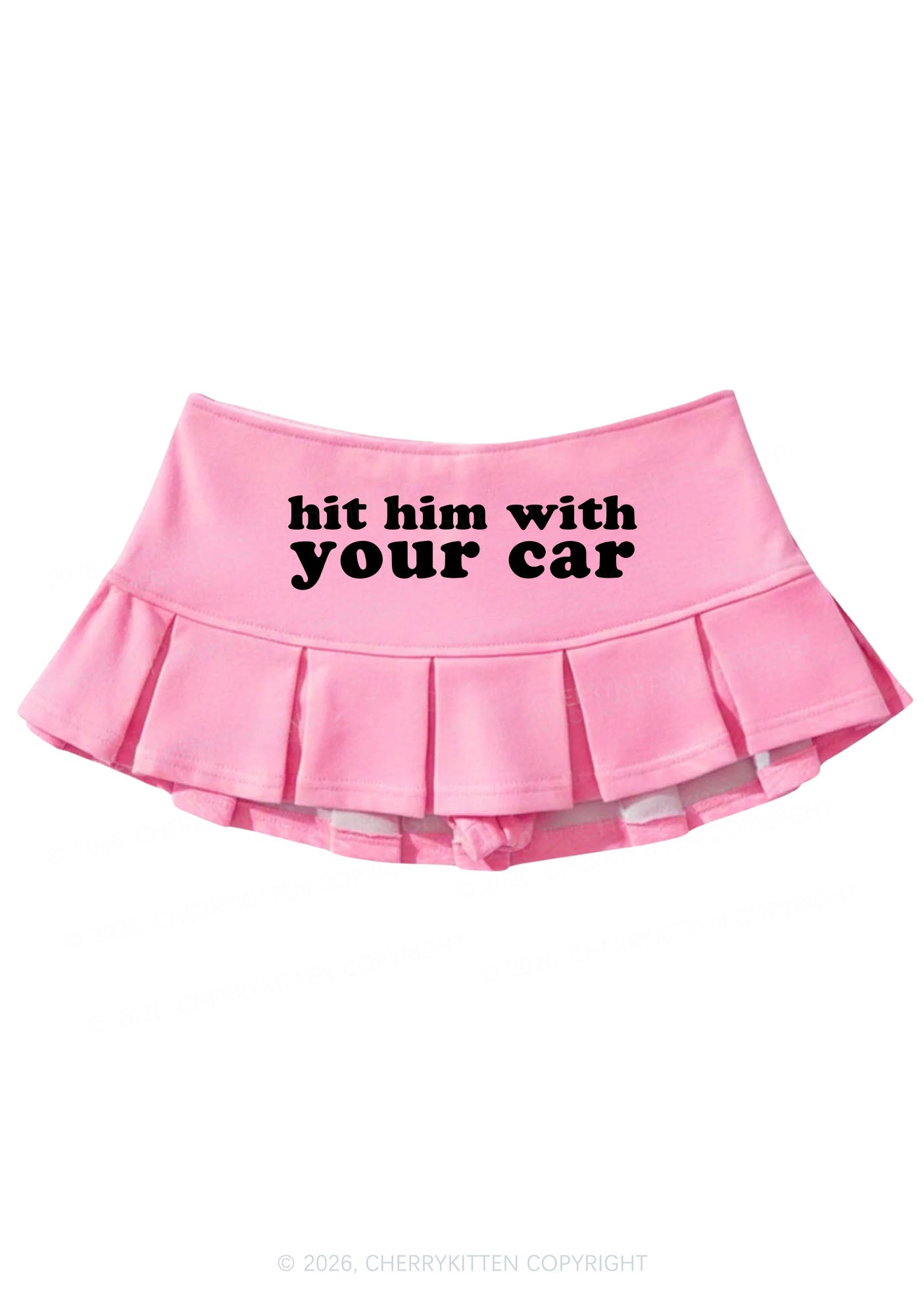 Hit Him Y2K Mini Pleated Skirts Cherrykitten
