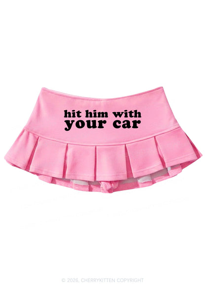 Hit Him Y2K Mini Pleated Skirts Cherrykitten