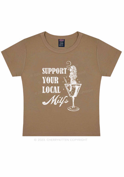 Your Local Mxxf Y2K Baby Tee Cherrykitten