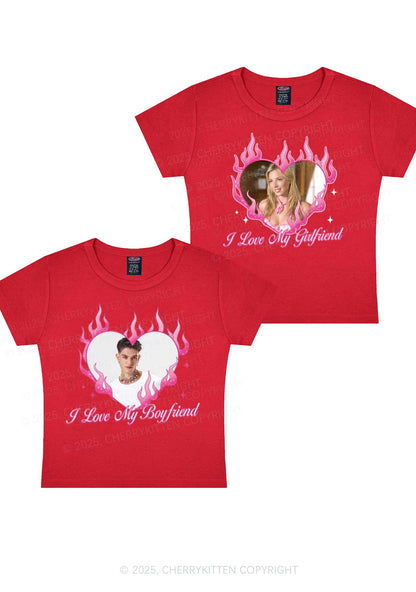 Custom I Love My GF BF Y2K Valentine's Day Baby Tee Cherrykitten