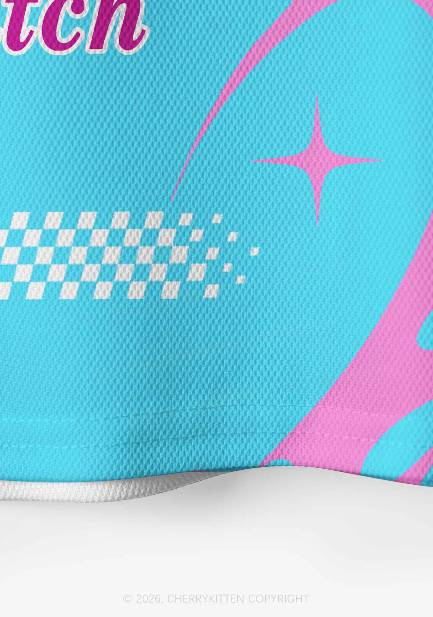 Sorry I Was Blunt Y2K Crop Sport Jersey Shirts Cherrykitten