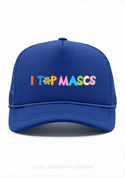 I Top Mascs Pride Y2K Trucker Hat Cherrykitten