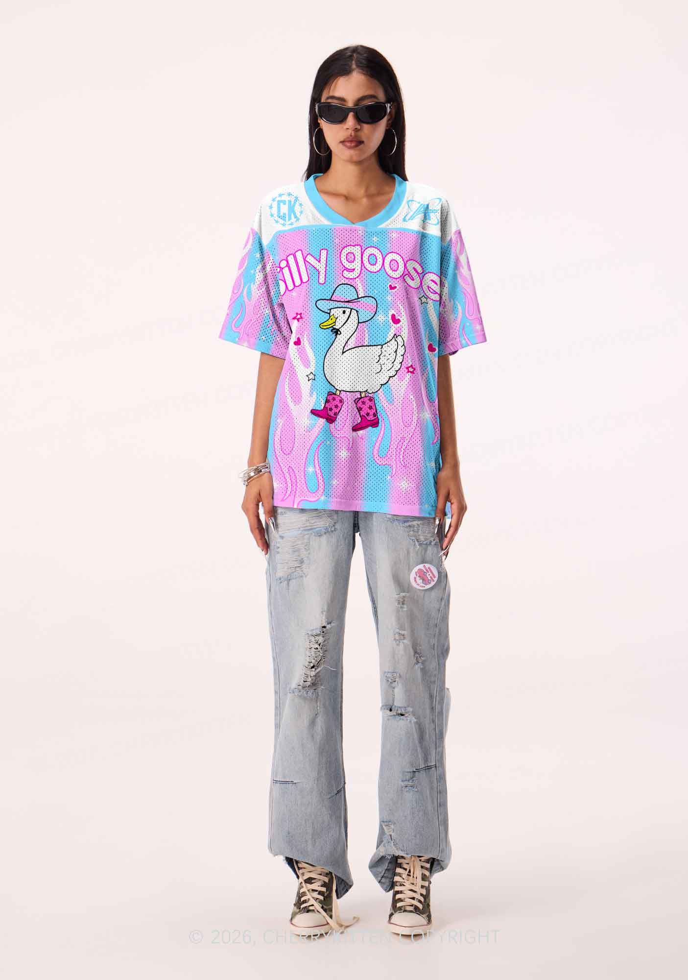 Trans Silly Goose Pride Y2K Sport Jersey Shirts Cherrykitten