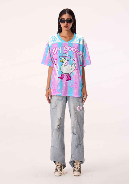 Trans Silly Goose Pride Y2K Sport Jersey Shirts Cherrykitten