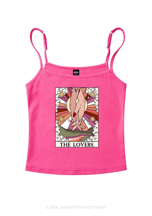 The Lesbian Lovers Pride Y2K Spaghetti Strap Cami Cherrykitten