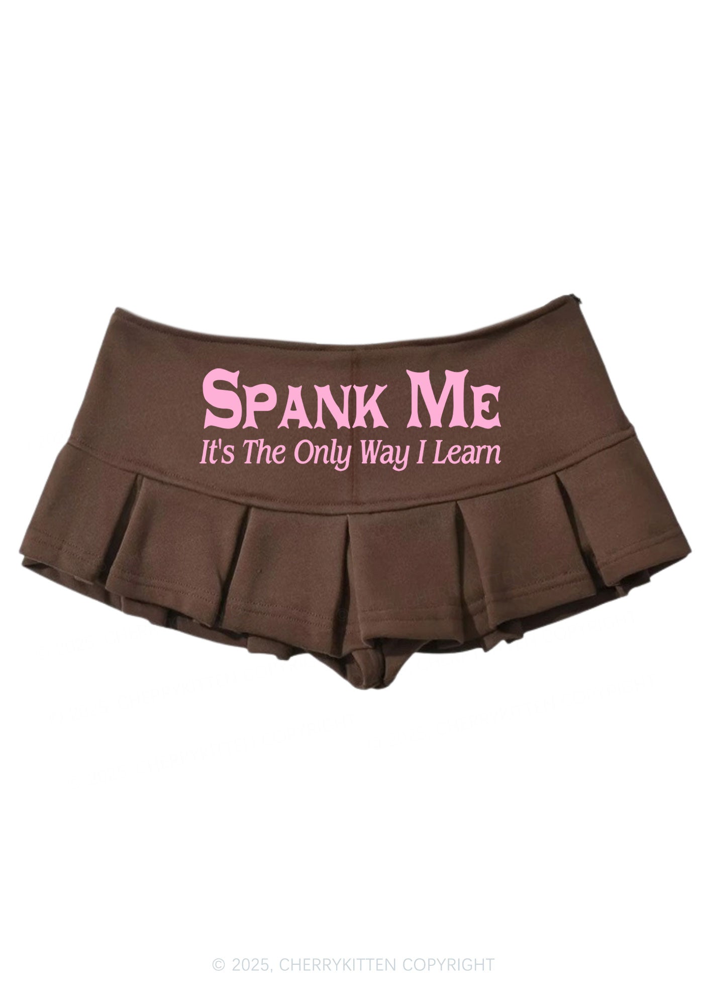 Spank Me Y2K Mini Pleated Skirts Cherrykitten
