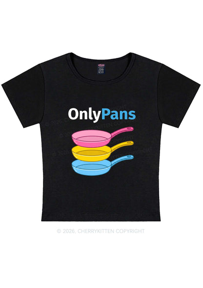 Only Pans Pride Y2K Baby Tee Cherrykitten