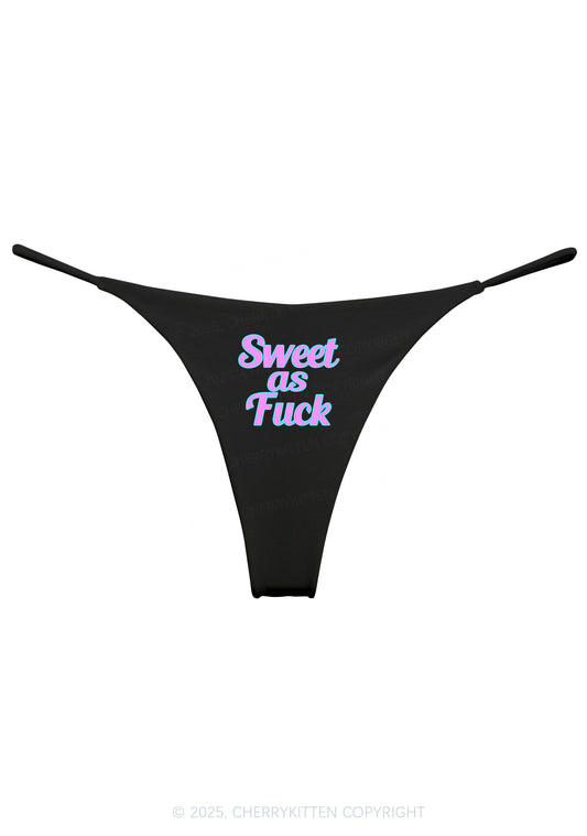 Sweet As Fxxk Y2K Bikini String Thong Cherrykitten