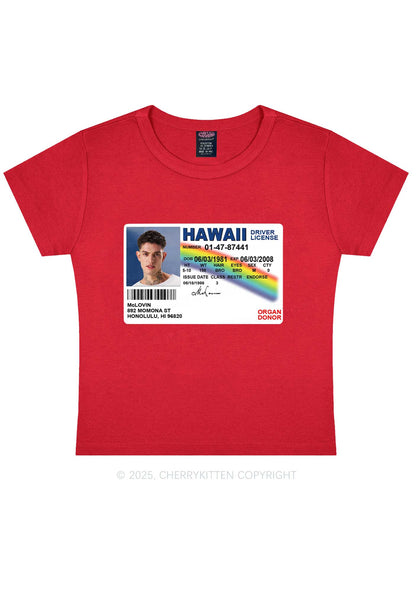 Custom MCL ID Y2K Baby Tee Cherrykitten