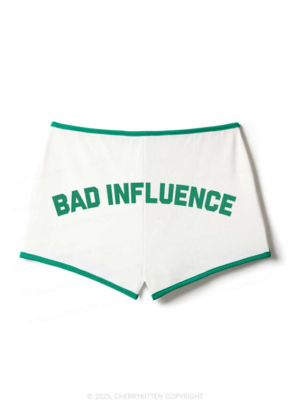 Bad Influence Y2K Booty Shorts Cherrykitten