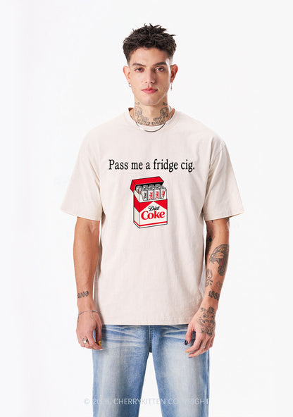 Pass Me Fridge Cig Y2K Shirts Washed Tee Cherrykitten