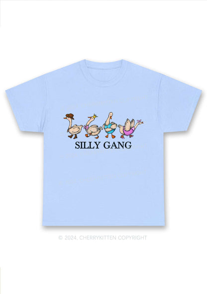 Silly Gang Y2K Chunky Shirt Cherrykitten