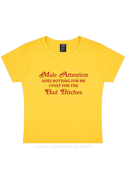 Male Attention Y2K Baby Tee Cherrykitten