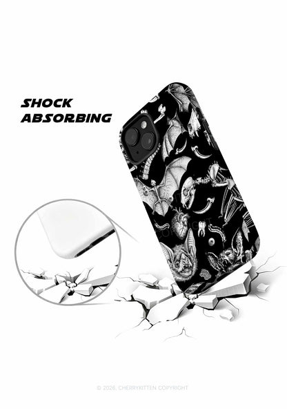 Halloween Goth Animal Bone Skull Y2K Phone Case Cherrykitten
