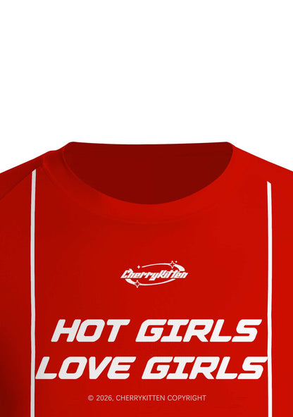 Hot Girls Love Girls Pride Y2K Football Jersey Shirts Cherrykitten