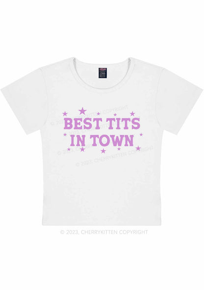 Best Txts In Town Y2K Baby Tee Cherrykitten