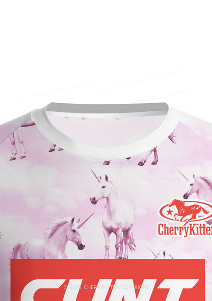 Cxxt Horse Y2K Football Jersey Shirts Cherrykitten