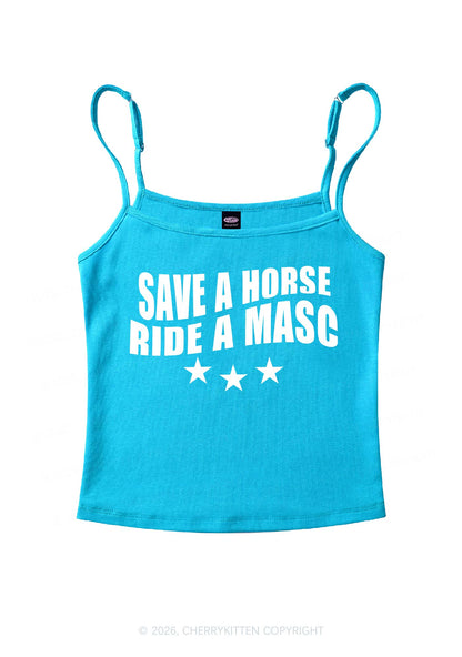 Ride A Masc Pride Y2K Spaghetti Strap Cami Cherrykitten