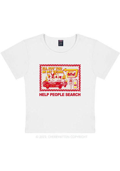 Curvy Put You In My Trunk Y2K Baby Tee Cherrykitten