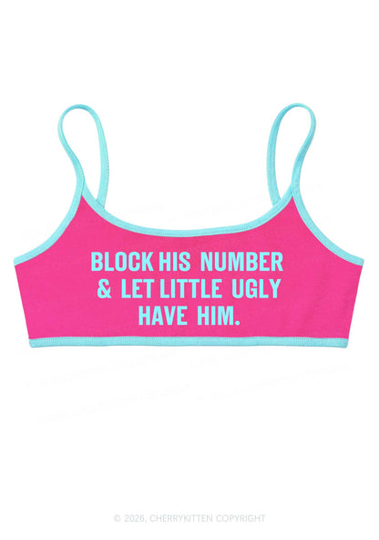 Let Little Ugly Have Him Y2K Super Crop Cami Cherrykitten