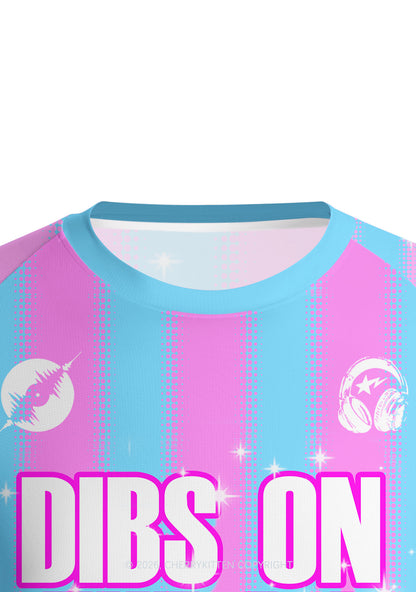 Dibs On The DJ Y2K Football Jersey Shirts Cherrykitten