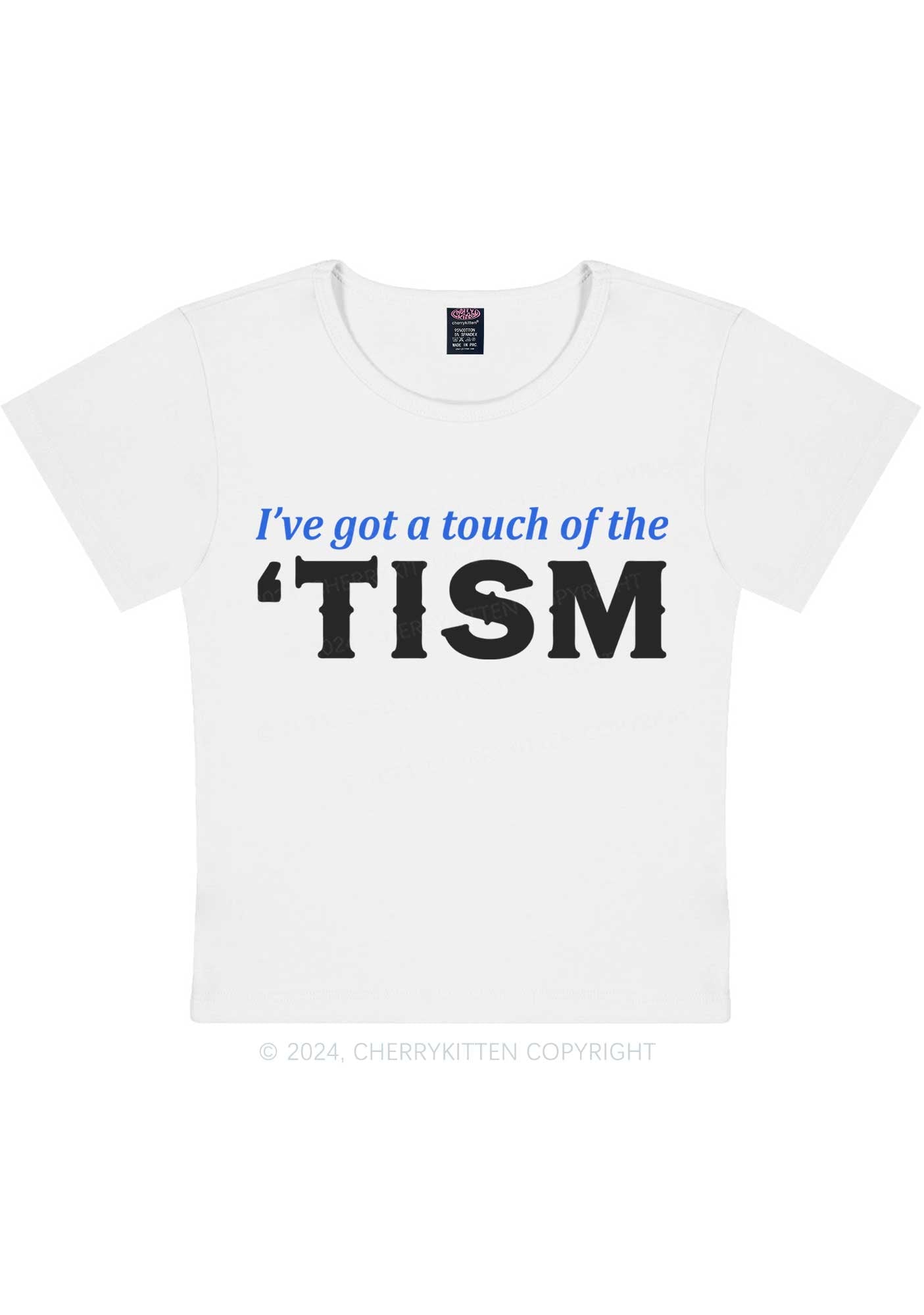 Got A Touch Of TISM Y2K Baby Tee Cherrykitten