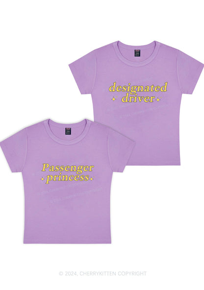 Passenger Princess Designated Driver Y2K Baby Tee Cherrykitten