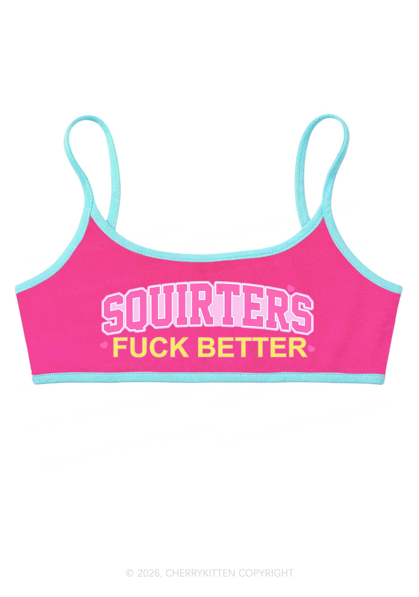 Squirters Fxxk Better Y2K Super Crop Cami Cherrykitten