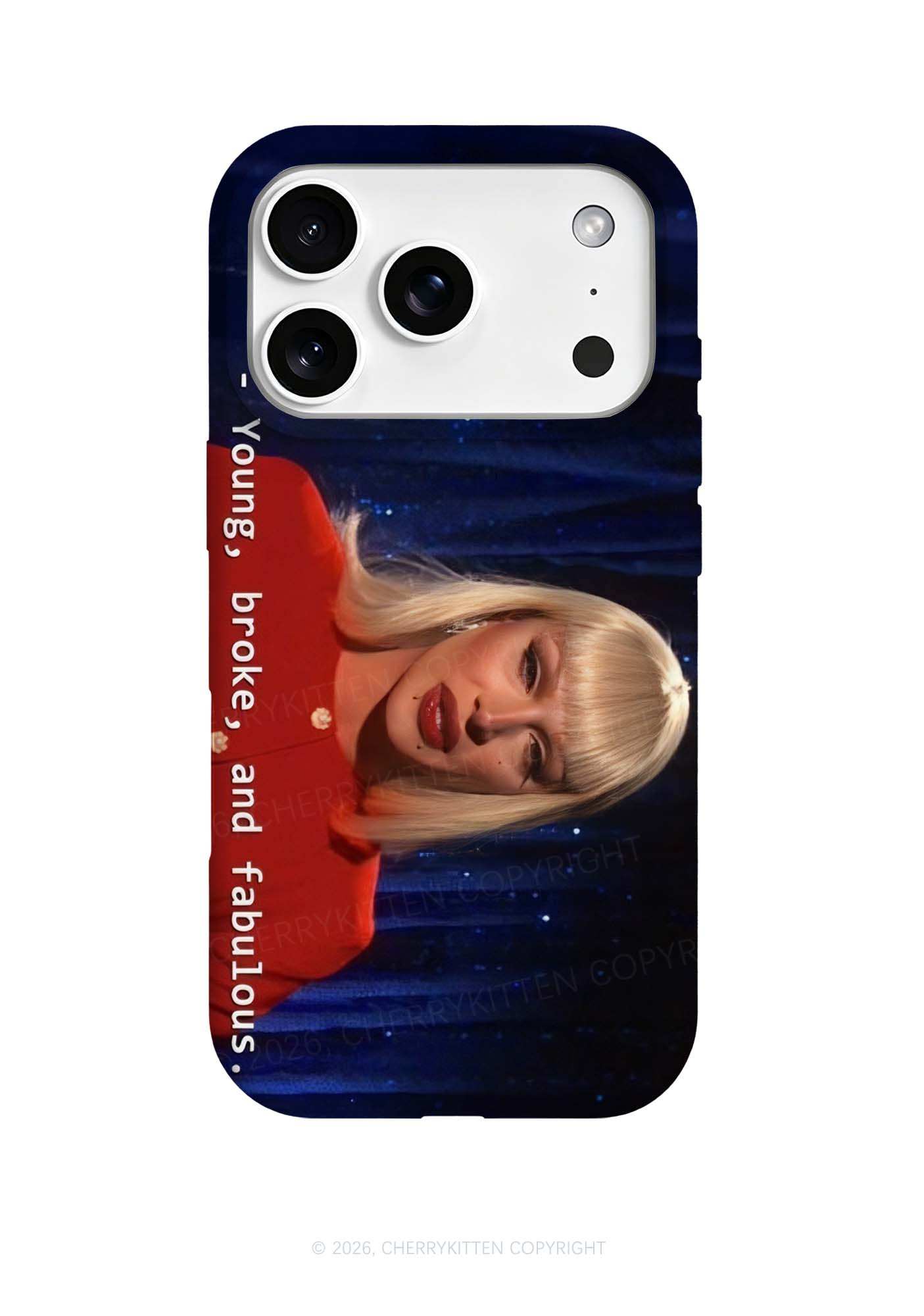 Young Broke And Fabulous Y2K Phone Case Cherrykitten