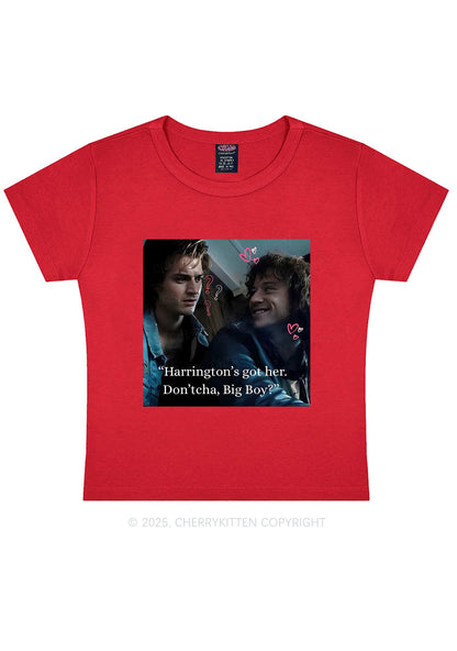 Big Boy Got Her Y2K Baby Tee Cherrykitten