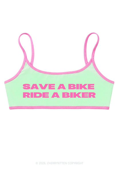 Ride A Biker Y2K Super Crop Cami Cherrykitten