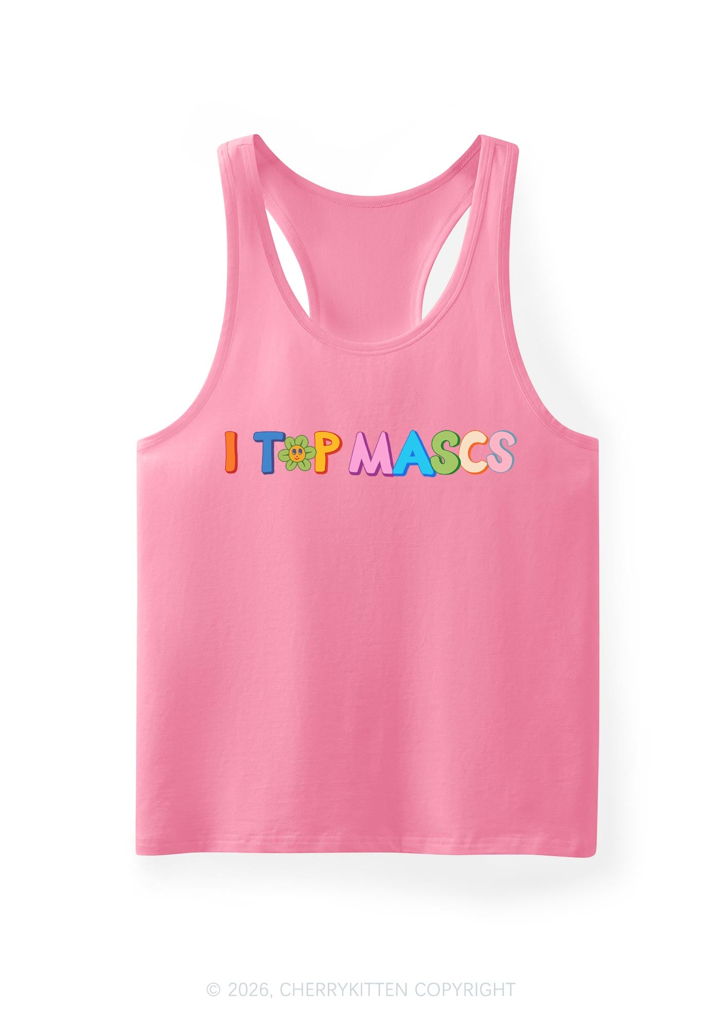 I Top Mascs Pride Y2K Men Racerback Tank Top Cherrykitten