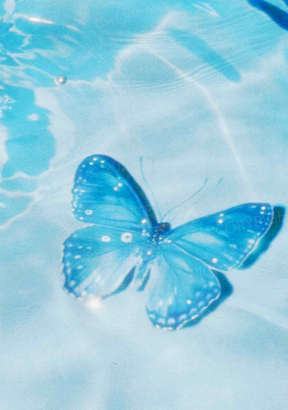 Blue Butterfly Y2K Phone Case Cherrykitten
