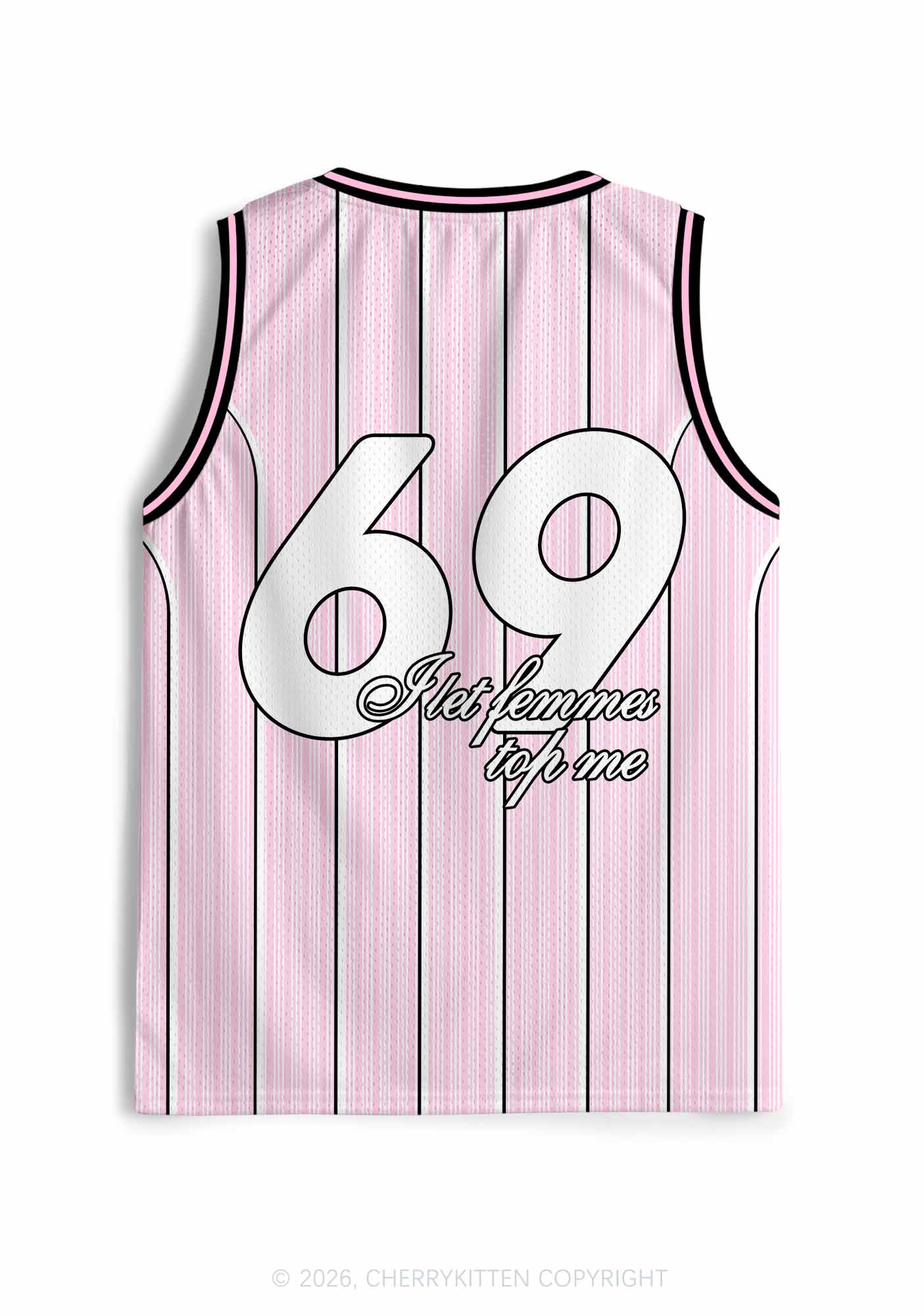 I Let Femmes Top Me Pride Y2K Sport Jersey Tank Cherrykitten