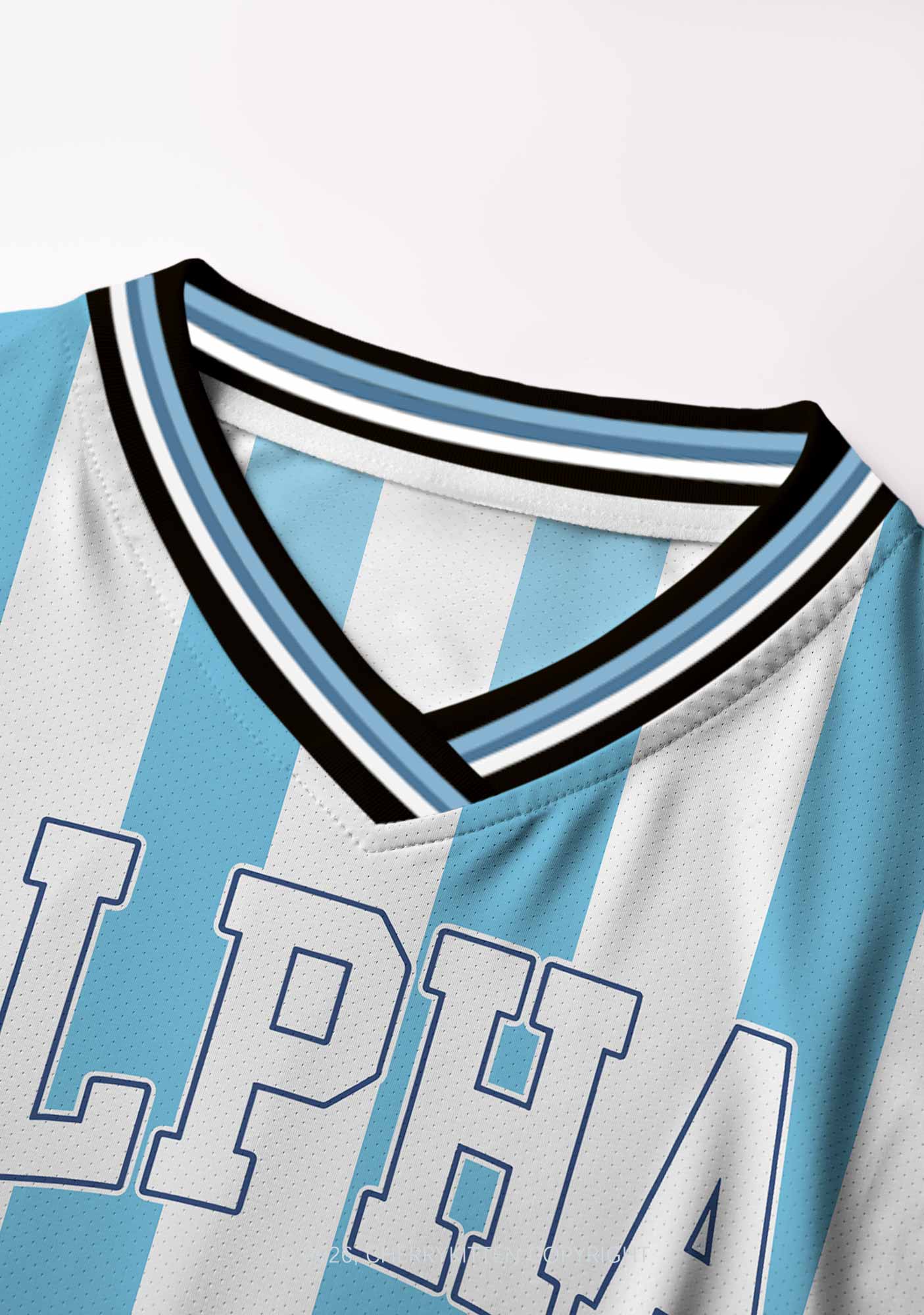 Alpha Male Unicorn Pride Y2K Crop Football Jersey Shirts Cherrykitten