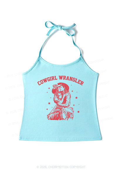 Cowgirl Wrangler Pride Y2K Halter Neck Cami Cherrykitten